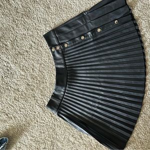 Leather skirt